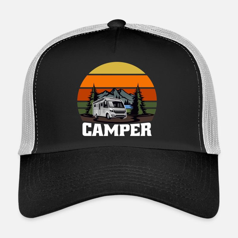 Cadeau Camper Camper Caravan Casquette trucker 