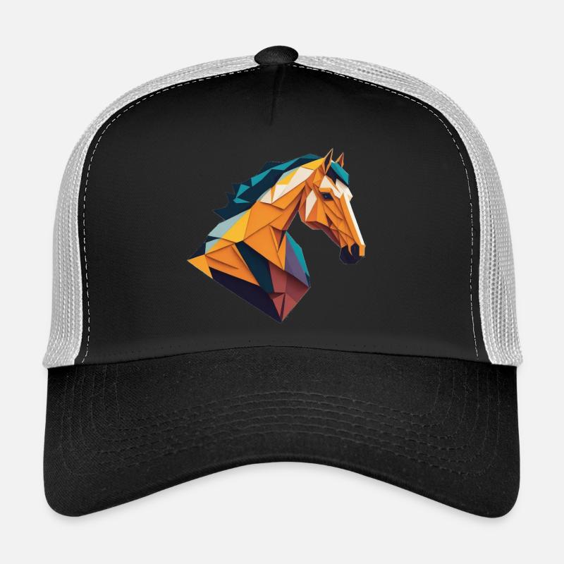 Cheval Origami Casquette trucker 