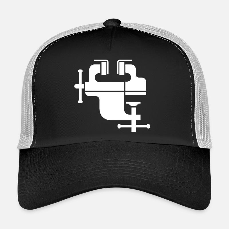 Vice Tool Icon Symbol Illustration Trucker Cap