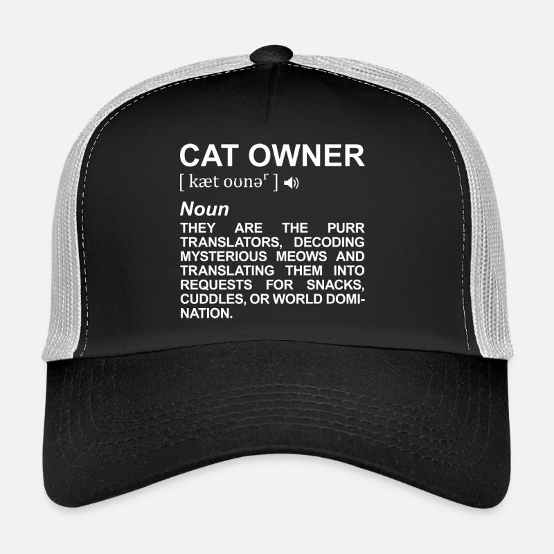 Katzenbesitzer Begriff Trucker Cap