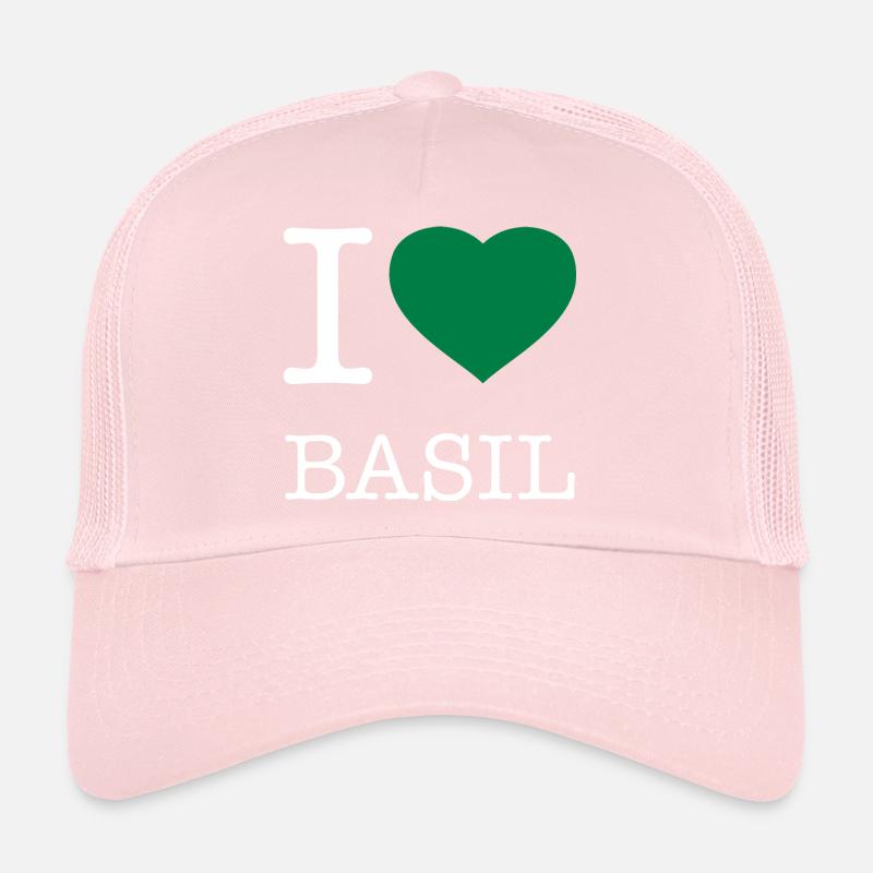 I LOVE BASIL Basilikum Trucker Cap