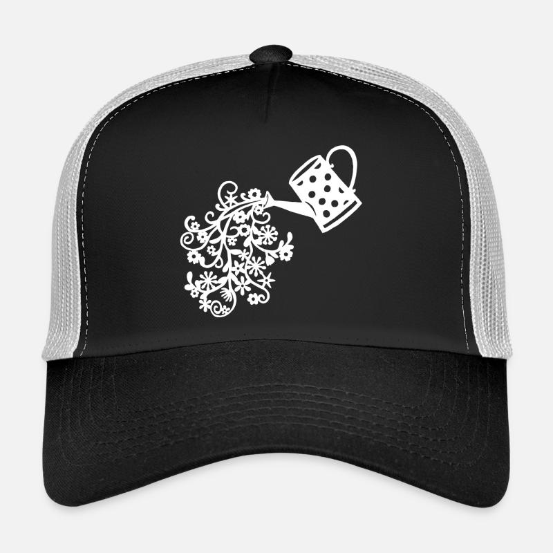 Le retour du printemps (blanc) Casquette trucker 