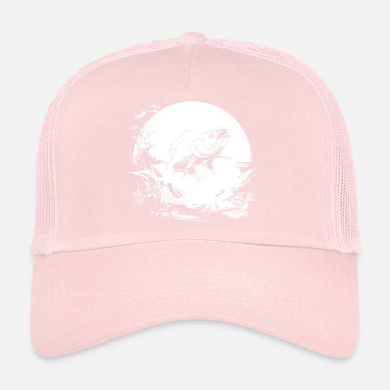 Angler Zeichnung Trucker Cap