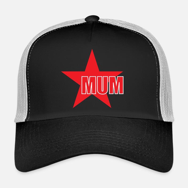 Maman d'Amour - Muttertag - Trucker Cap - Schwarz/Steingrau