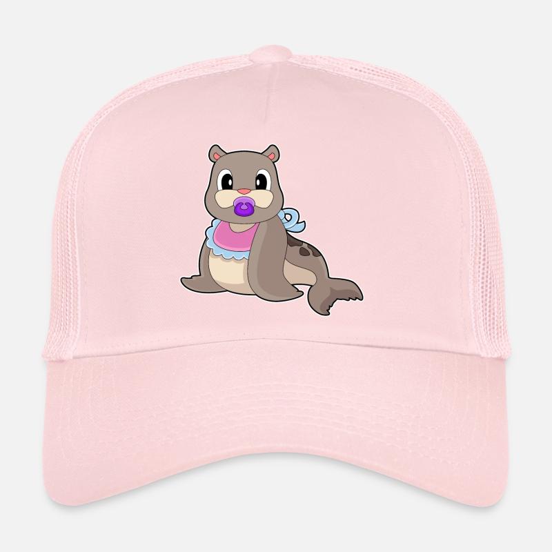 Seehund Baby Lätzchen Schnuller Trucker Cap
