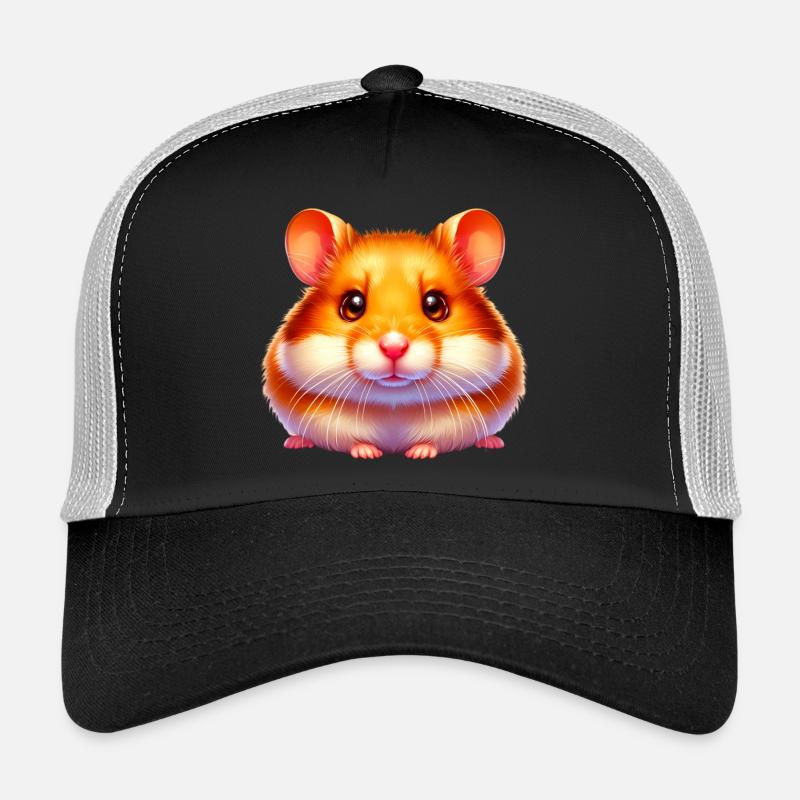 Hamster - Casquette trucker  - noir/gris pierre