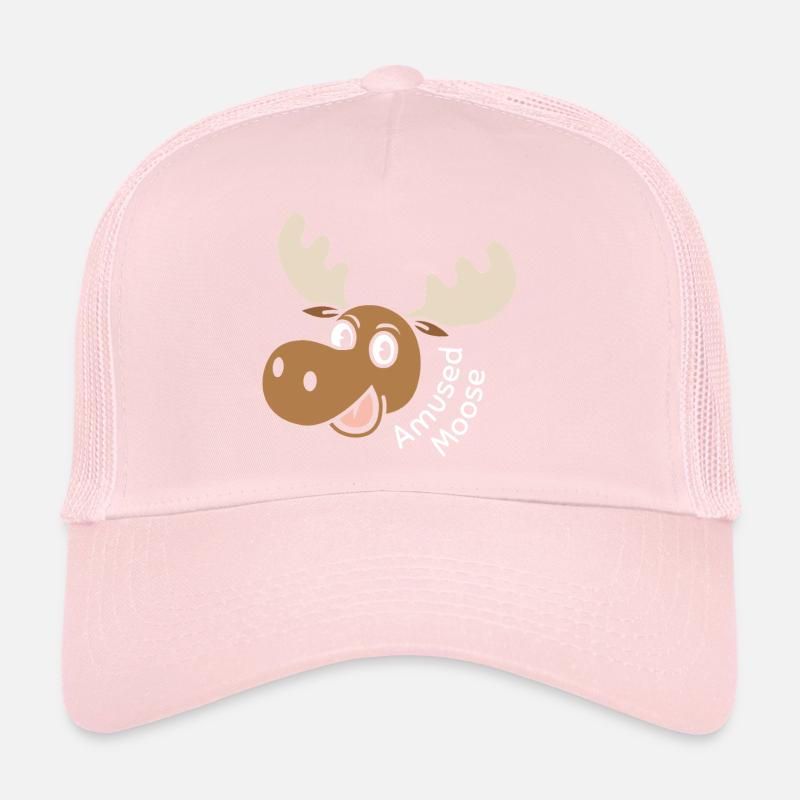Amused Moose Trucker Cap