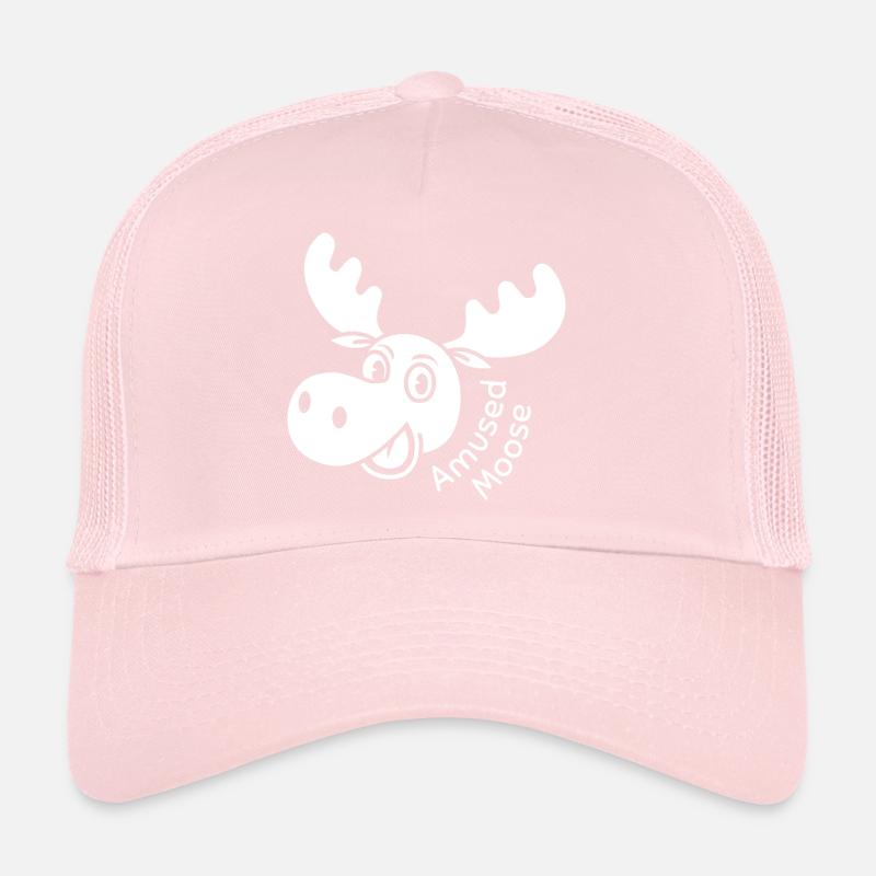 Amused Moose Trucker Cap