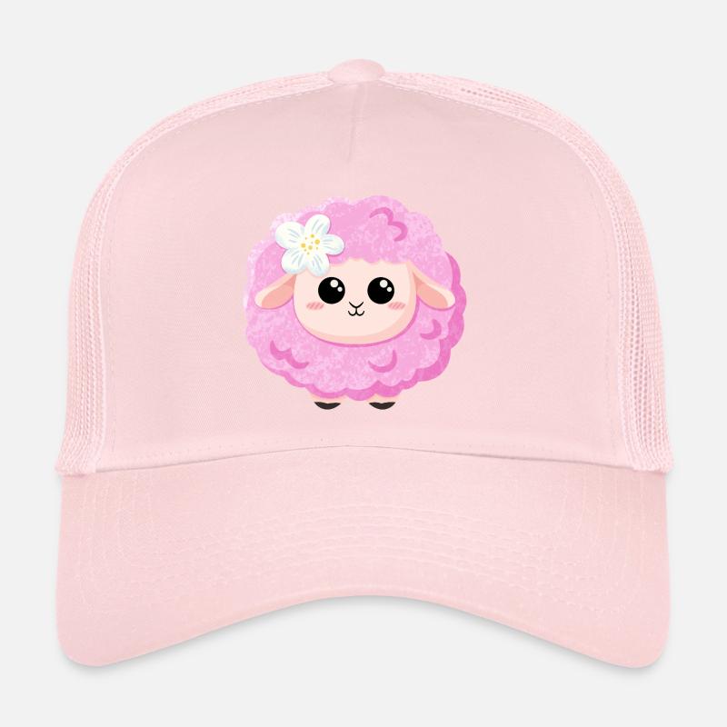 Süßes rosa Schaf Trucker Cap