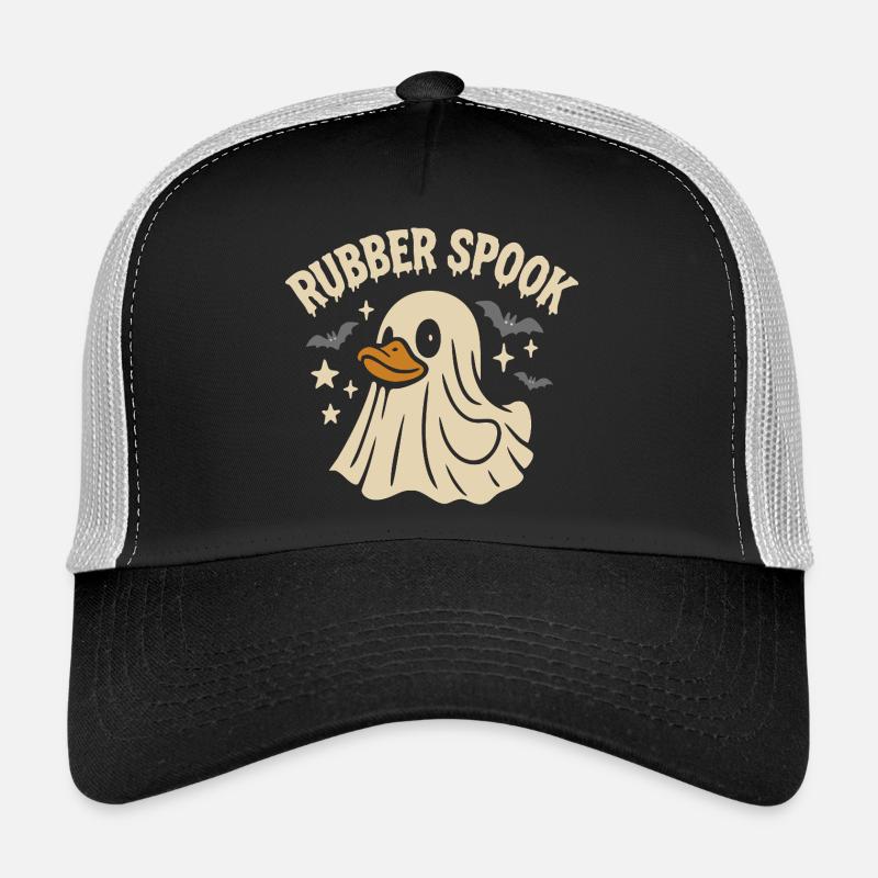 Geist Badeente & lustiger Spruch Motiv - Trucker Cap - Schwarz/Steingrau