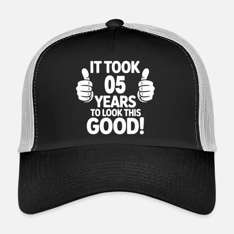 Célébration du 5e anniversaire Pouce levé Casquette trucker 