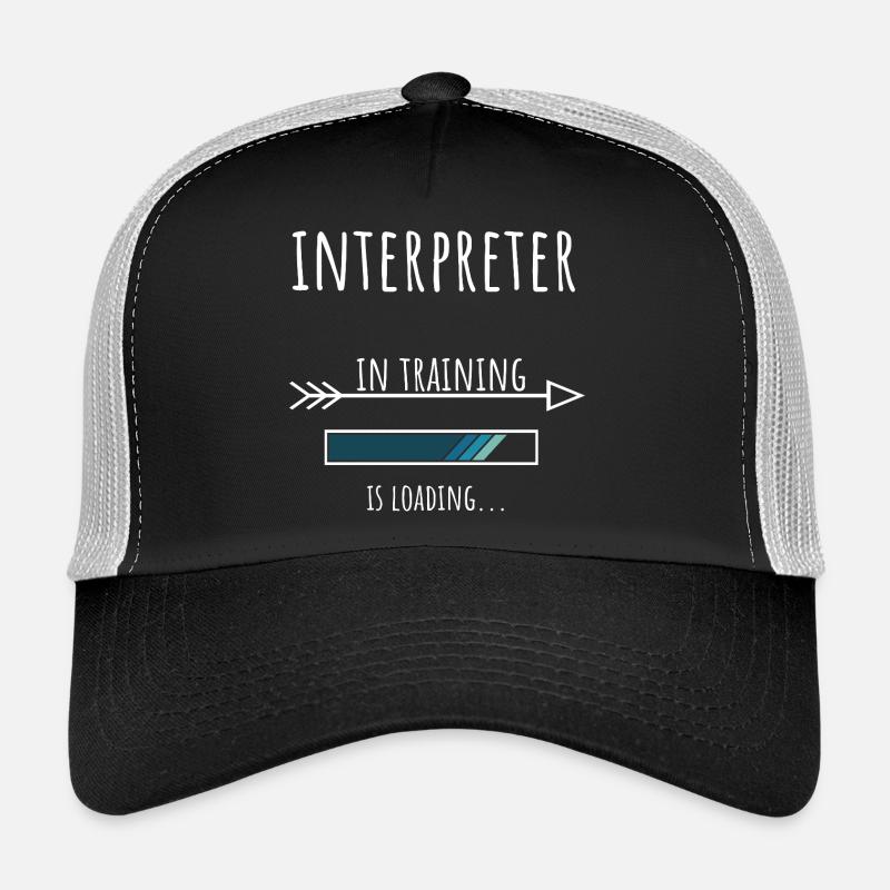 Interprète Don Profession Formation Interprète Casquette trucker 