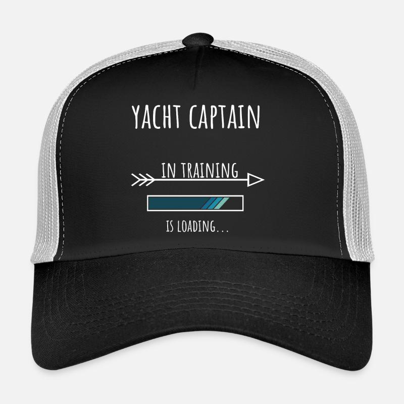 Yacht Captain Gift Profession Training Trucker Cap