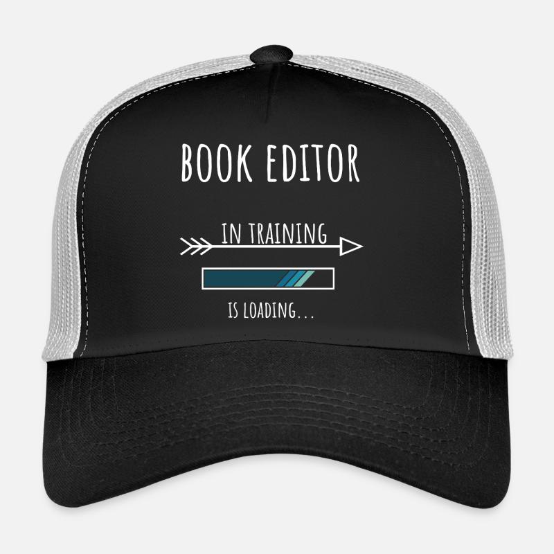 Book Editor Gift Profession Education Book Editor Trucker Cap