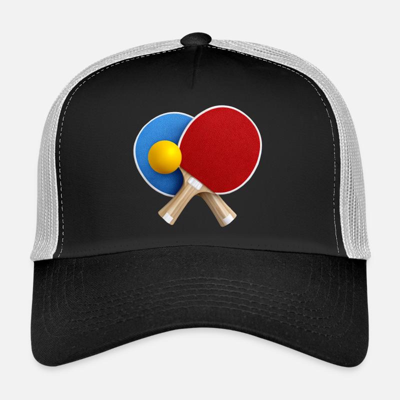 Table Tennis RedBlue Duo Trucker Cap