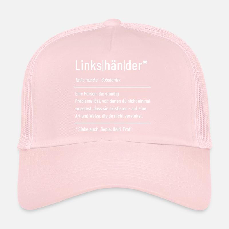 Linkshänder - Definition - Lexikon Trucker Cap