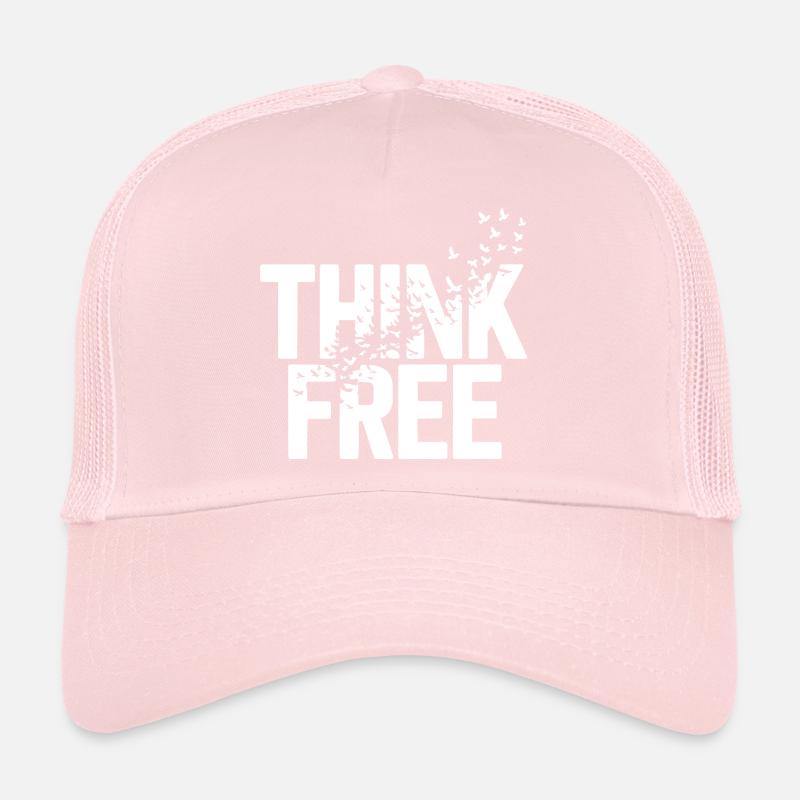 Pensez liberté libre Casquette trucker 