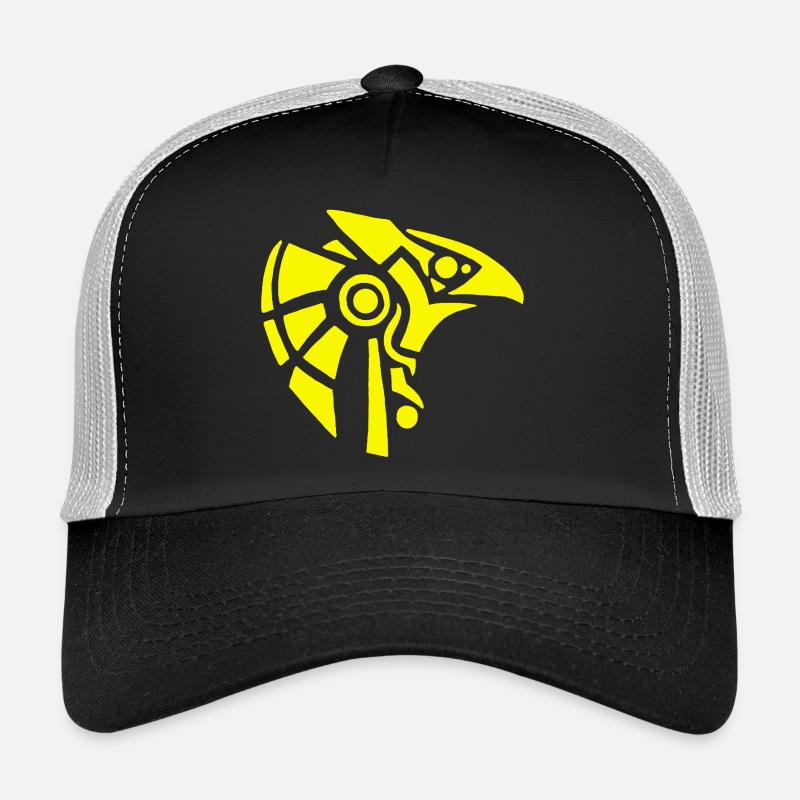 Dieu égyptien Horus (jaune) Casquette trucker 