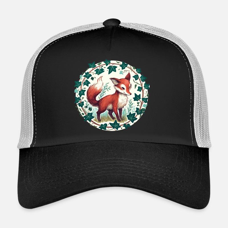 Efeu Fuchs Kreis Trucker Cap