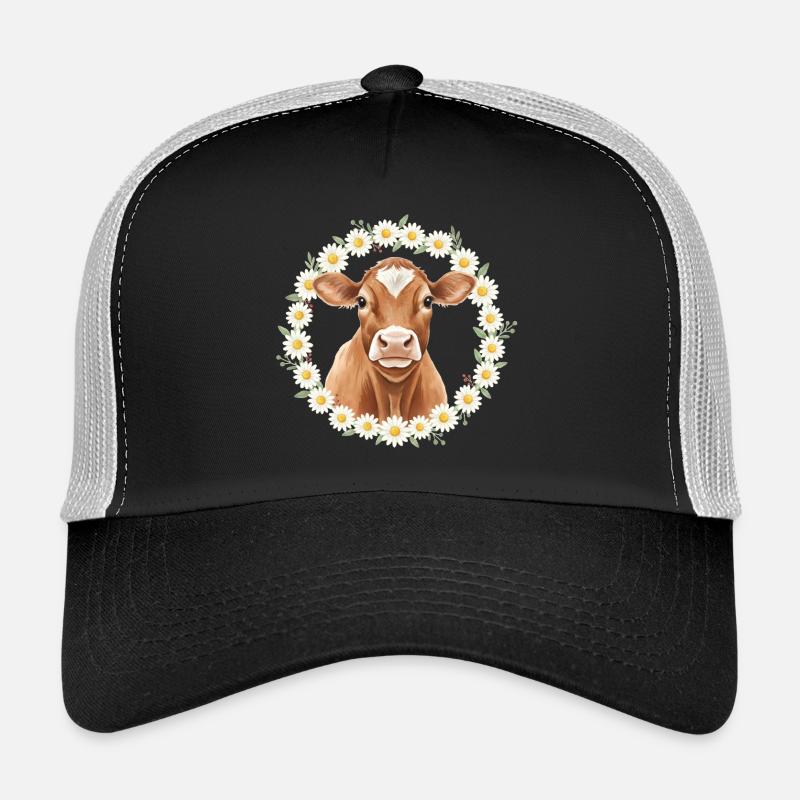 Vache brune Casquette trucker 