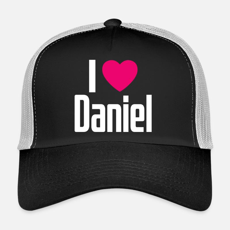 J’aime Daniel Pink Heart J’aime Daniel Casquette trucker 