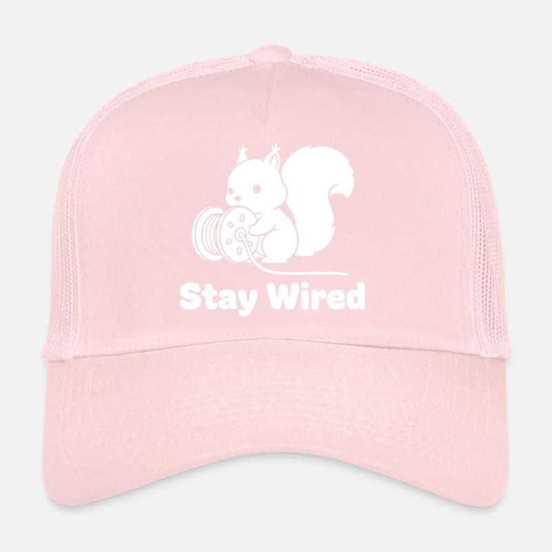 Stay Wired Squirrel Trucker Cap