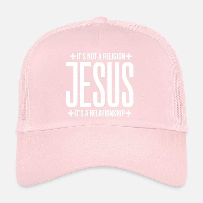 Jésus : C’est une relation, pas une religion Casquette trucker 