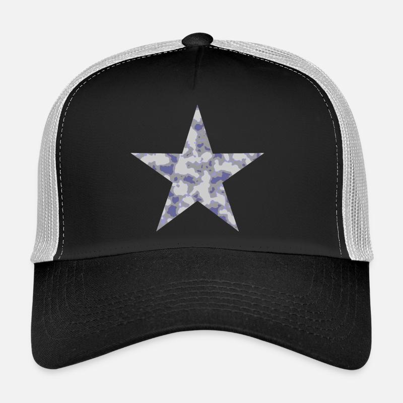 Camouflage d’Étoile Casquette trucker 