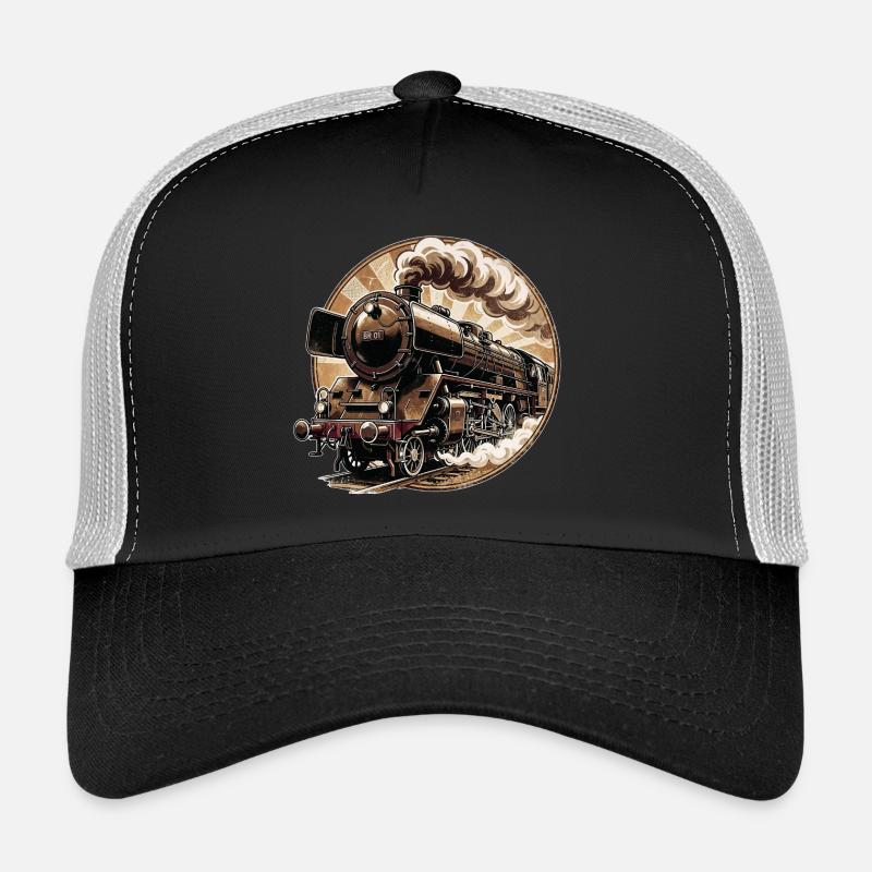 Vintage Dampflok Power Trucker Cap