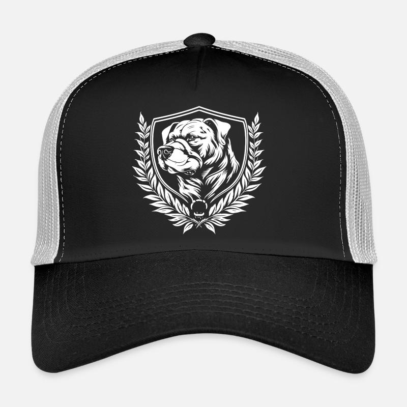 Bulldog Crest Emblem Trucker Cap