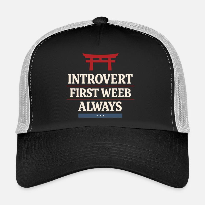Introverti d’anime Weeb canapé Casquette trucker 