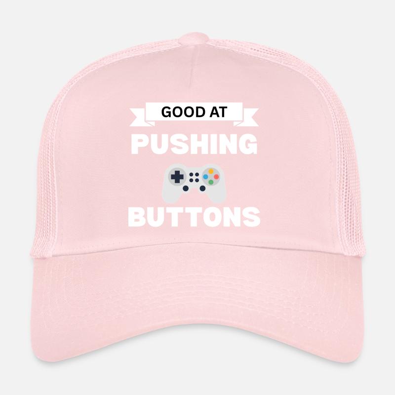 Bonne pression de bouton pour dire Casquette trucker 