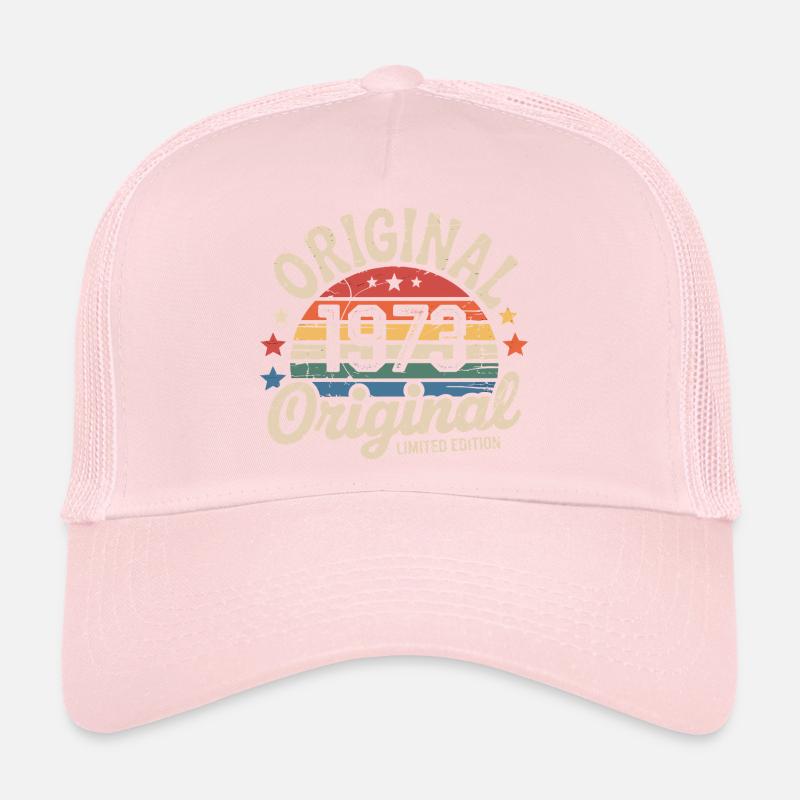 1973 Vintage Édition limitée Cadeau 1973 Casquette trucker 