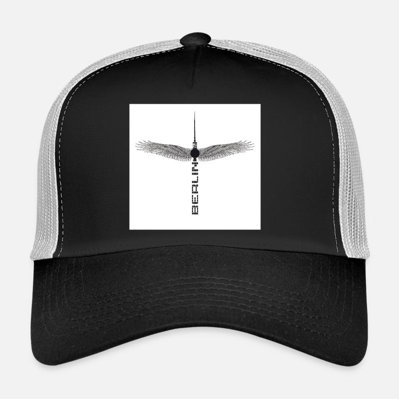 Berlin wings - Trucker Cap - Schwarz/Steingrau