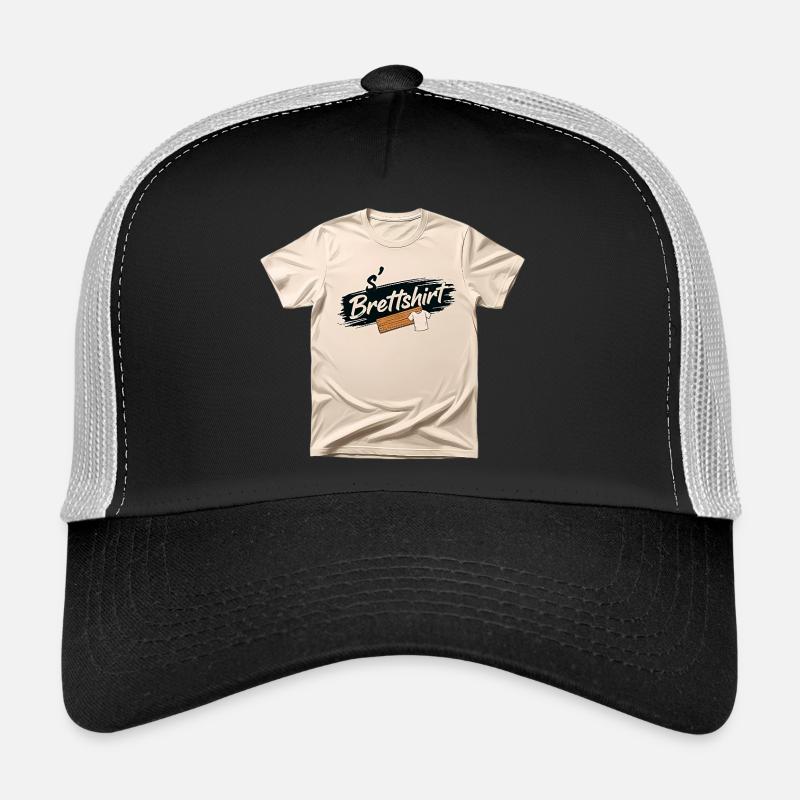 s' Brettshirt - Trucker Cap - Schwarz/Steingrau