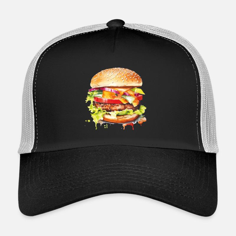 Explosion des couleurs de Hambourg Casquette trucker 