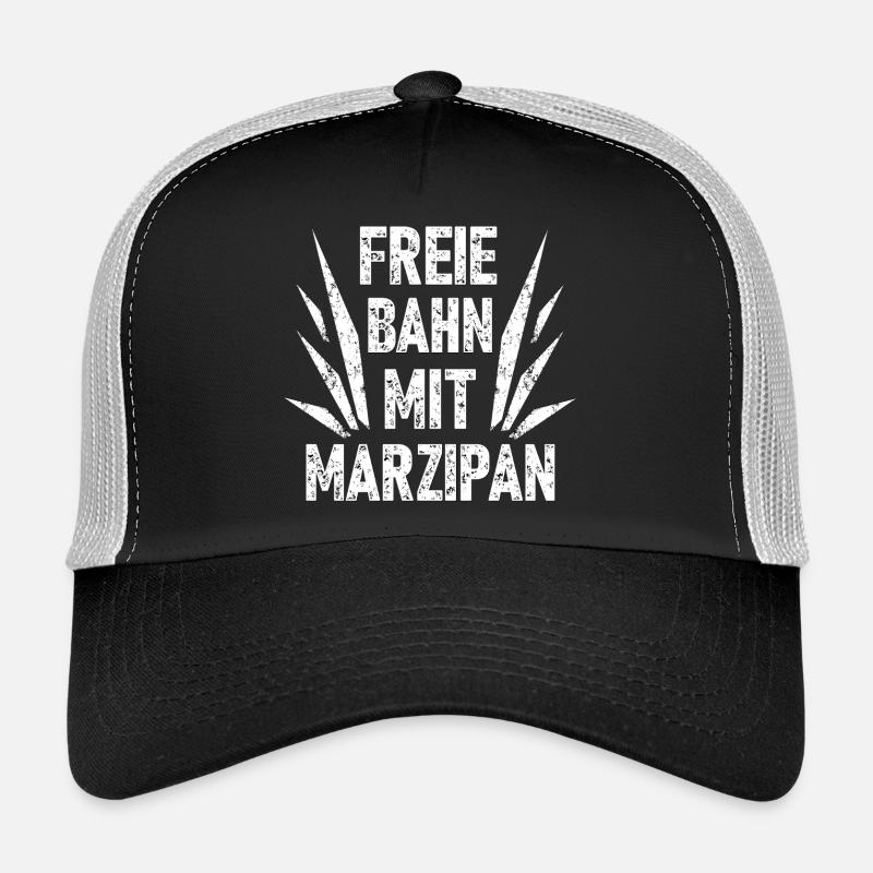 Freie Bahn Mit Marzipan - Trucker Cap - Schwarz/Steingrau
