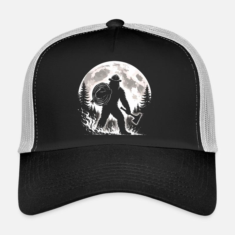 Pompier Bigfoot Casquette trucker 