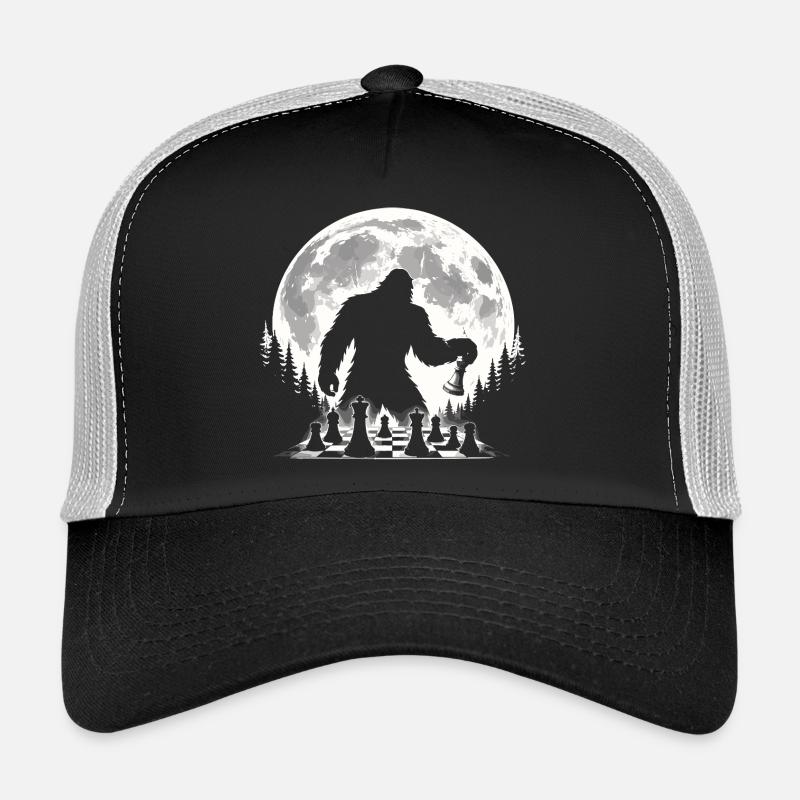 Joueur d’échecs Bigfoot Casquette trucker 