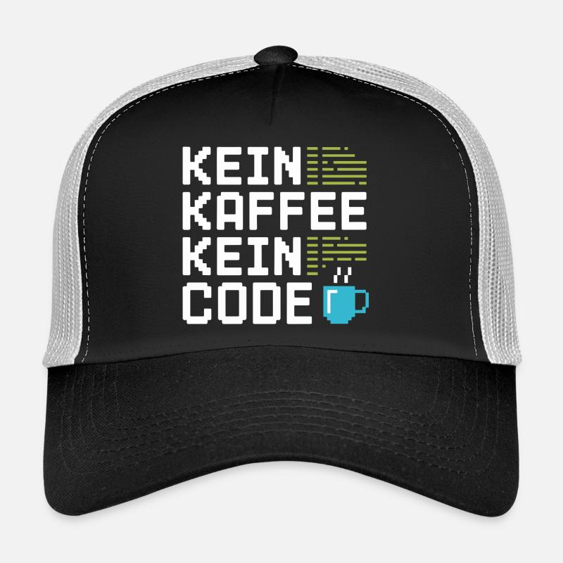 No Coffee No Code Programmeur Informaticien Casquette trucker 