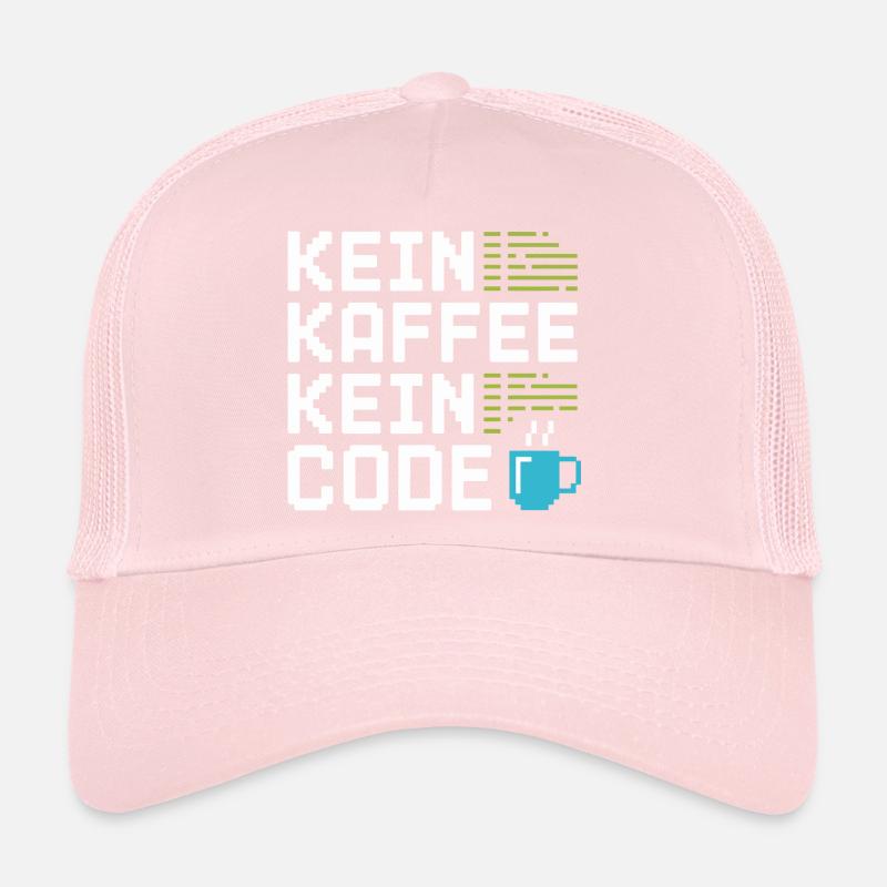 No Coffee No Code Programmeur Informaticien Casquette trucker 