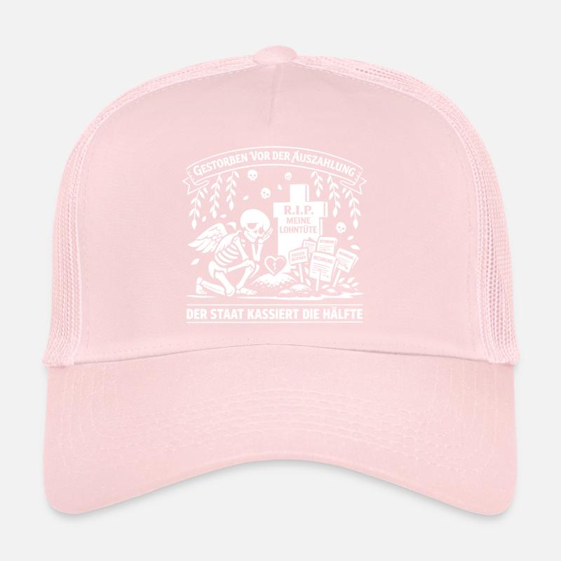 Décédé avant le paiement Casquette trucker 
