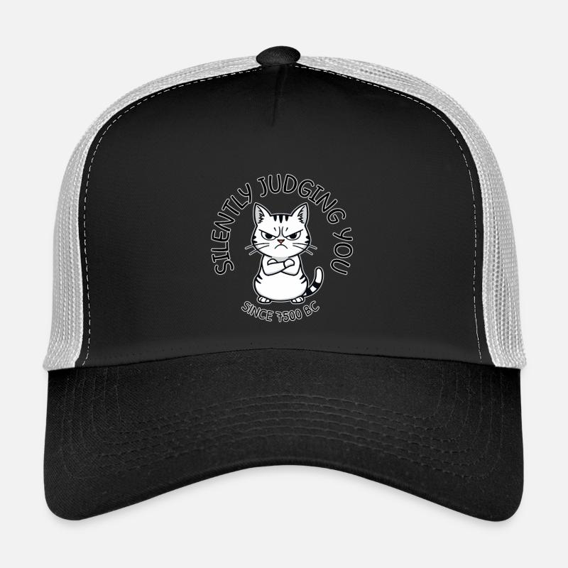 Cat Judge Since 7500 BC Trucker Cap