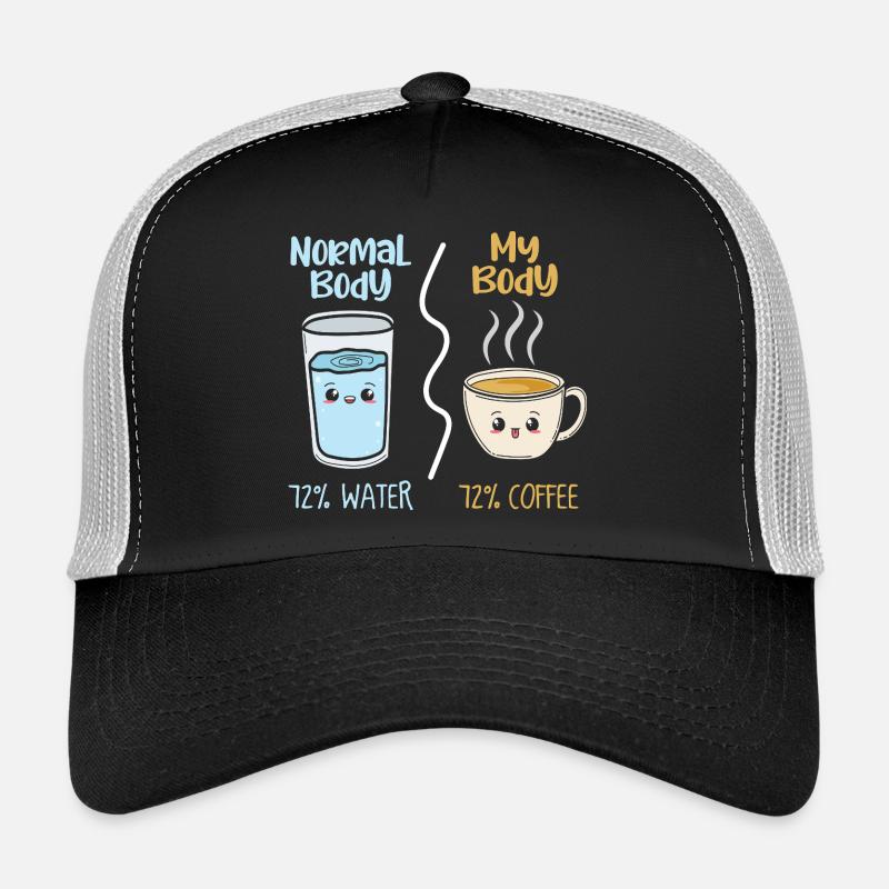 Kaffee vs Wasser 72% Trucker Cap