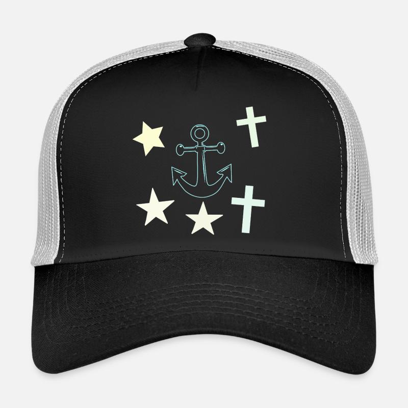 Chalk Nautik: Anker Sterne Trucker Cap