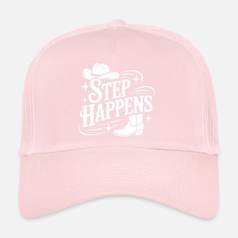 Step Happens Danse en ligne occidentale Casquette trucker 