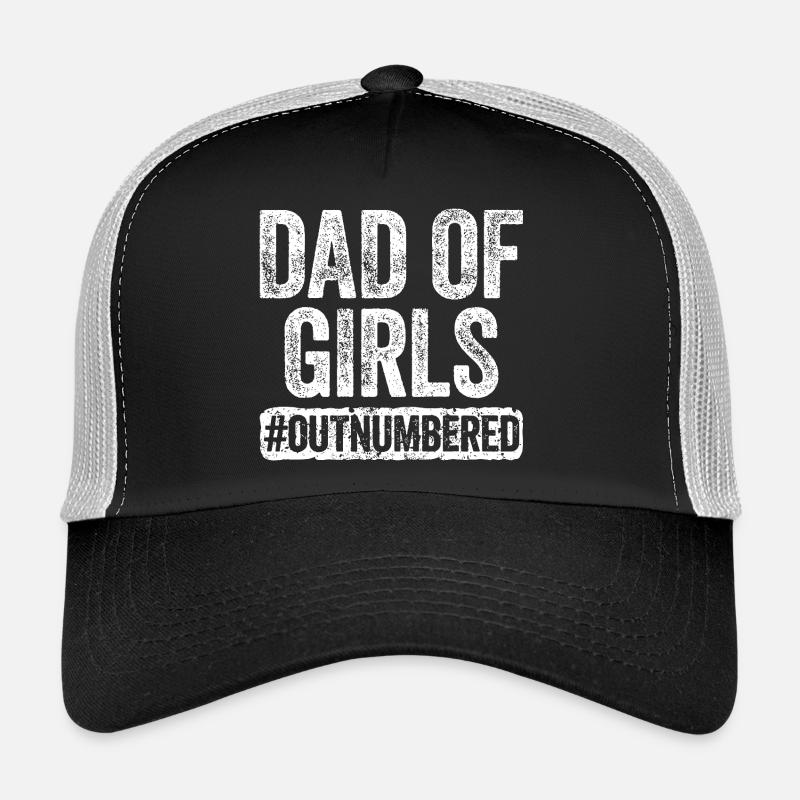 Papa des filles en difficulté Imprimé Casquette trucker 