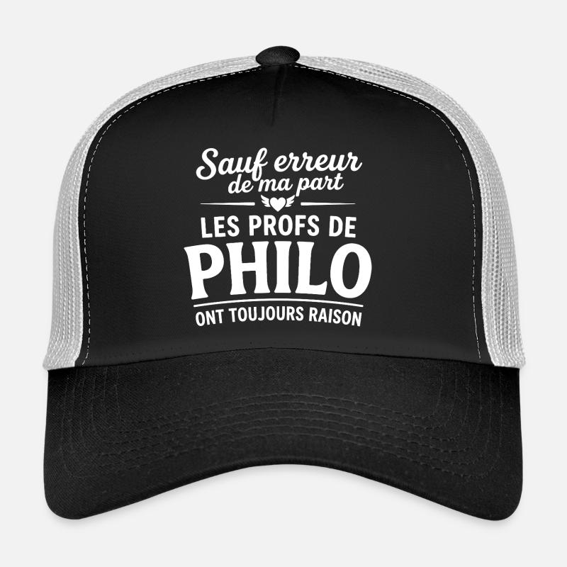 Philo Profs Toujours Raisons Casquette trucker 