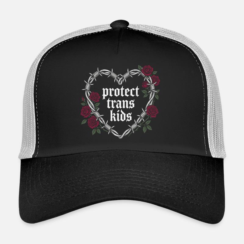 Mois de la Fierté LGBTQ - Protéger les enfants trans Casquette trucker 