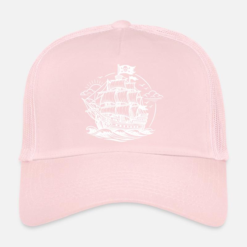 Bateau pirate Casquette trucker 